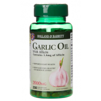 Garlic Oil - Olej z Czosnku ekstrakt 500:1 (250 kaps.) Holland & Barrett
