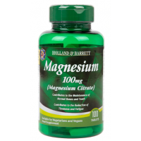 Magnesium Citrate - Cytrynian Magnezu 100 mg (100 tabl.) Holland & Barrett