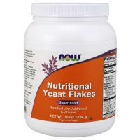 Nutritional Yeast Flakes - Odżywcze Płatki Drożdżowe (284 g) NOW Foods