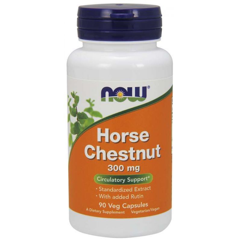 Horse Chestnut - Kasztanowiec 300 mg (90 kaps.) NOW Foods