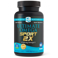 Ultimate Omega Sport 2X - Omega 3 o smaku cytrynowym (60 kaps.) Nordic Naturals