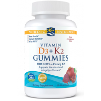 Vitamin D3 + K2 Gummies - Witamina D3 + Witamina K2 Mk7 (60 żelek) Nordic Naturals