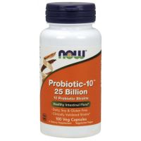 Probiotic-10™ - 25 miliardów CFU (100 kaps.) NOW Foods