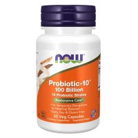 Probiotic-10™ - 100 miliardów CFU (30 kaps.) NOW Foods