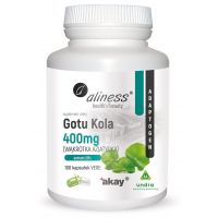 Gotu Kola - Wąkrota Azjatycka 400 mg (100 kaps.) Aliness