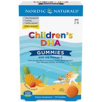 Childrens DHA Gummies - DHA i EPA dla dzieci o smaku tropikalnym (30 żelek) Nordic Naturals