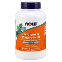 Calcium & Magnesium - Wapń + Magnez (227 g) NOW Foods