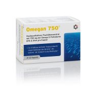Omegan 750® - EPA Kwas eikozapentaenowy 530 mg + DHA Kwas dokozaheksaenowy 220 mg (60 kaps.) Intercell Pharma