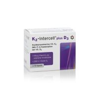 K2 - Intercell® plus D3 - Witamina K2 MK7 + Witamina D3 (90 kaps.) Intercell Pharma