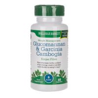 Glucomannan & Garcinia Cambogia - Glucomannan (Glukomannan) 500 mg + Garcinia Cambogia 175 mg (60 kaps.) Holland & Barrett