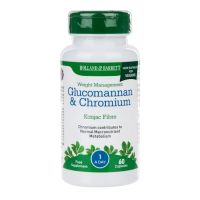 Glucomannan & Chromium - Glucomannan (Glukomannan) 500 mg + Chrom 240 mcg (60 kaps.) Holland & Barrett