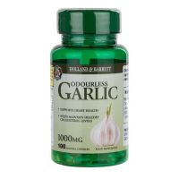 Odourless Garlic - Czosnek Bezzapachowy ekstrakt 500:1 (100 kaps.) Holland & Barrett