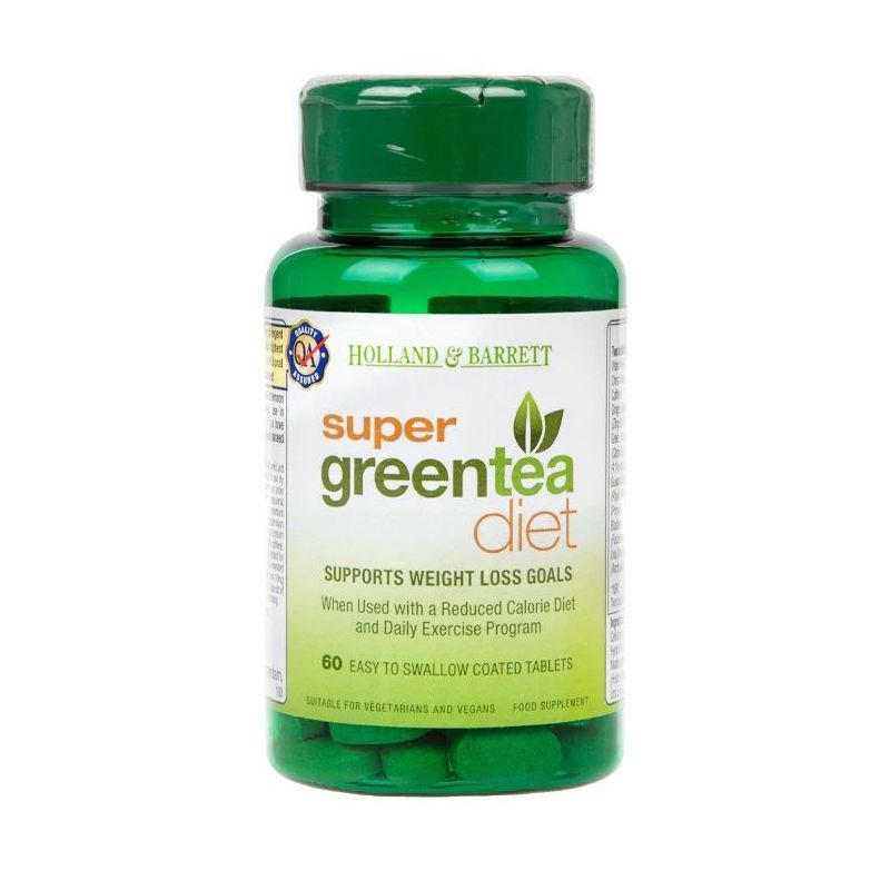 Super Green Tea Diet - Kompleks wspierający odchudzanie (60 tabl.) Holland & Barrett