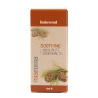 100% Olejek Cedrowy - Miaroma Cedarwood Pure Essential Oil (10 ml) Holland & Barrett