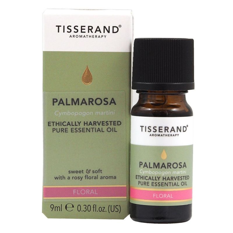 100% Olejek Palmarozowy (Palmarosa) - Palczatka imbirowa zbierana etycznie (9 ml) Tisserand