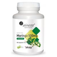 Moringa Olejodajna 500 mg - ekstrakt 20% glikozydów (100 kaps.) Aliness