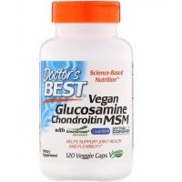 Vegan Glucosamine/ Wegańska Glukozamina, Chondroityna i MSM (120 kaps.) Doctor's Best