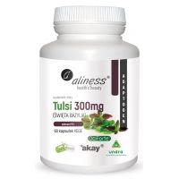 Tulsi - Bazylia Azjatycka (Święta Bazylia) 300 mg ekstrakt (90 kaps.) Aliness
