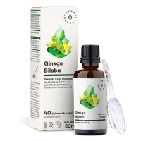 Ginkgo Biloba - Miłorząb Japoński ekstrakt 50:1 (50 ml) Aura Herbals