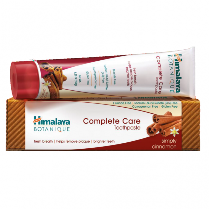 Complete Care Toothpaste Simply Cinnamon- miętowa pasta do zębów z cynamonem, bez fluoru (150 g) Himalaya