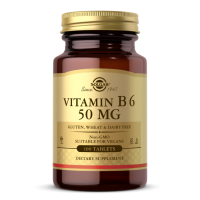 VITAMIN B6 - Witamina B6 Pirydoksyna HCl 50 mg (100 tabl.) Solgar