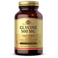 Glycine Free Form - Glicyna 500 mg (100 kaps.) Solgar