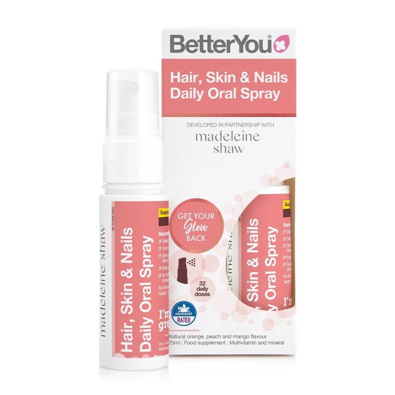 Hair Skin and Nails Oral Spray - Witaminy i minerały w sprayu / Włosy i paznokcie (25 ml) BetterYou