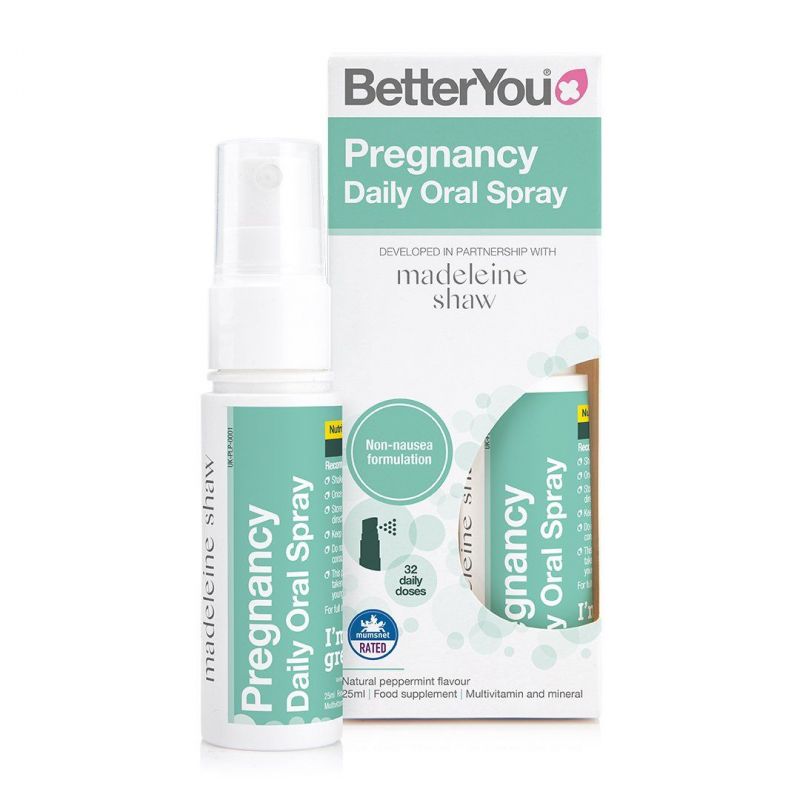 Pregnancy Oral Spray - Witaminy i minerały dla kobiet w ciąży w sprayu (25 ml) BetterYou