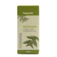 100% Olejek z mięty pieprzowej - Miaroma Peppermint Pure Essential Oil (10 ml) Holland & Barrett