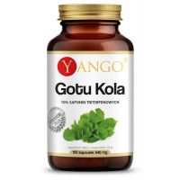 Gotu Kola 450 mg - 10% Saponin Triterpenowych (100 kaps.) Yango