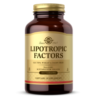 Lipotropic Factors - Czynniki lipotropowe Cholina + Inozytol + L-Metionina (100 tabl.) Solgar
