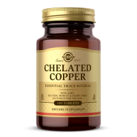Chelated Copper - Miedź (Chelat Miedzi) 2,5 mg (100 tabl.) Solgar