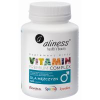 Premium Vitamin Complex - Kompleks witamin i minerałów dla mężczyzn (120 tabl.) Aliness