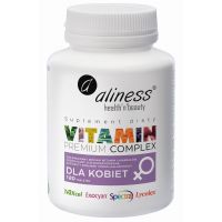 Premium Vitamin Complex - Kompleks witamin i minerałów dla kobiet (120 tabl.) Aliness