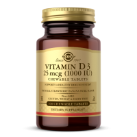 Vitamin D3 - Witamina D3 1000 IU /cholekalcyferol/ 25 mcg (100 tabl.) Solgar