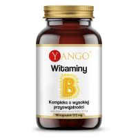 Witaminy B - Kompleks witamin z grupy B (90 kaps.) Yango