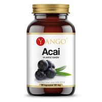 Acai ekstrakt - 5% antocyjanów 420 mg (90 kaps.) Yango