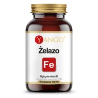 Żelazo - Diglicynian żelaza 100 mg (90 kaps.) Yango