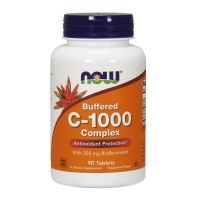 Buforowana Witamina C 1000 mg + Bioflawonoidy Cytrusowe 250 mg (90 tabl.) NOW Foods