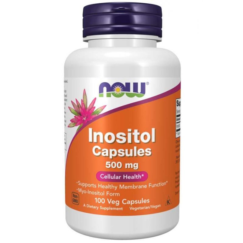 Inositol - Inozytol 500 mg (100 kaps.) NOW Foods