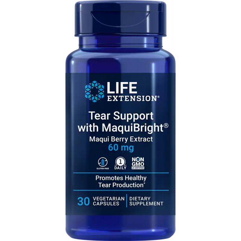 Tear Support with MaquiBright - Wsparcie produkcji łez (30 kaps.) Life Extension