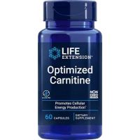 Optimized Carnitine - ALCAR + Arginian Acetylo-L-Karnityny + GPLC (60 kaps.) Life Extension
