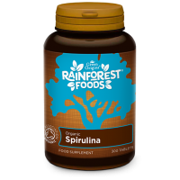 BIO Spirulina zielona (300 tabl.) Rainforest Foods