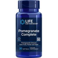 Granat - Pomegranate Complete - ekstrakt z owoców Granatu (Pomella) + olejek z Kwiatów i Nasion (30 kaps.) Life Extension