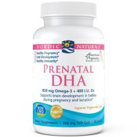 Prenatal DHA - Omega 3 830 mg + Witamina D3 400 IU (90 kaps.) Nordic Naturals