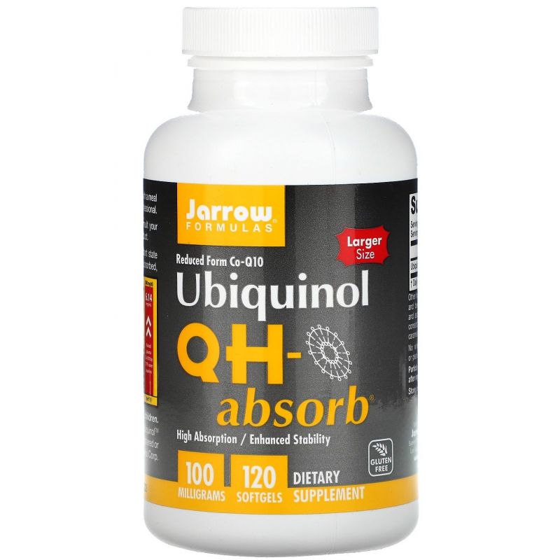 Koenzym Q10 (Ubichinol) QH-absorb 100 mg (120 kaps.) Jarrow Formulas