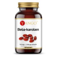 Beta karoten 6,6 mg (Prowitamina A) (90 kaps.) Yango