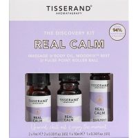 Real Calm Discovery Kit - Zestaw olejków eterycznych na wyciszenie (2 x 9 ml, 1 x 10 ml) Tisserand