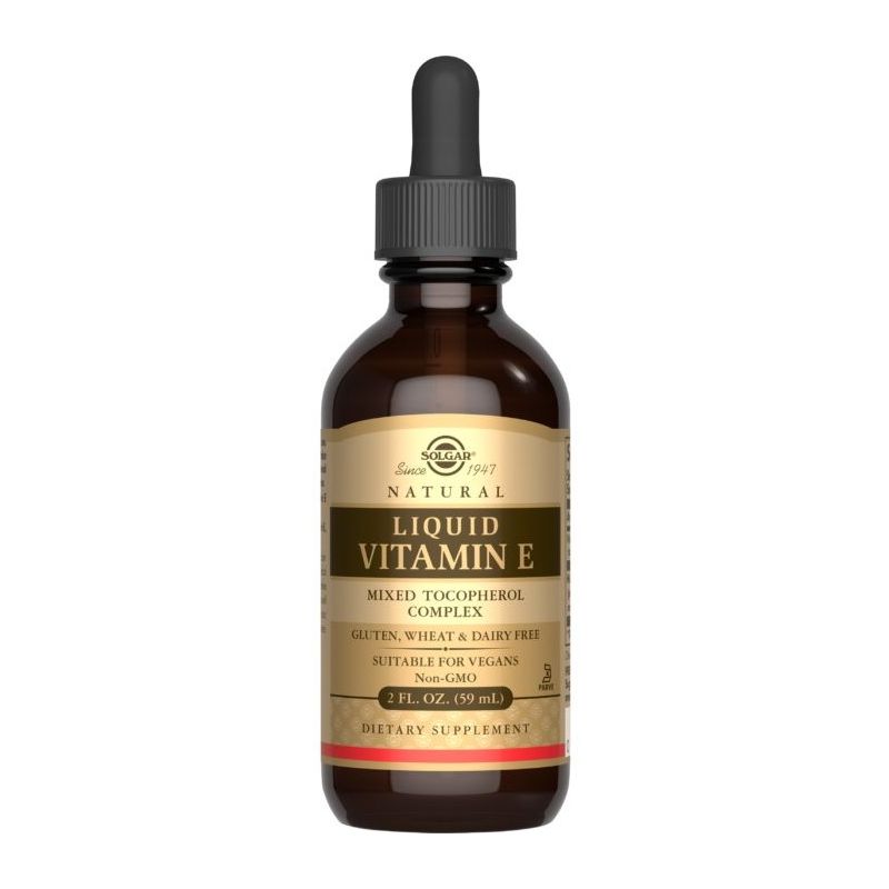 Vitamin E Liquid - Naturalna Witamina E w płynie (59 ml) Solgar