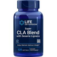 Super CLA Blend with Sesame Lignans - Sprzężony Kwas Linolowy z Lignanami sezamowymi (120 kaps.) Life Extension